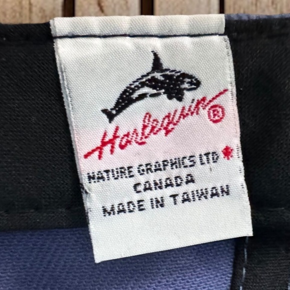 Vintage 1990's Era Harlequin Brand Baseball Cap Embroidered CANADA Howling Wolf - Picture 8 of 8